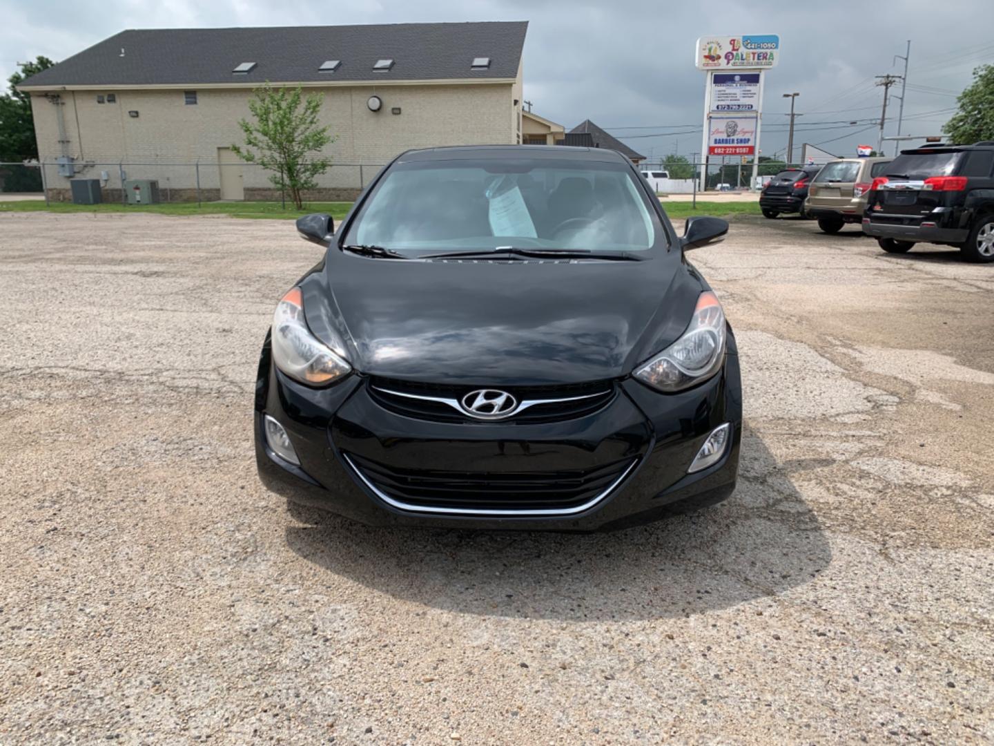 2012 Black Hyundai Elantra GLS A/T (KMHDH4AE3CU) with an 1.8L L4 DOHC 16V engine, Automatic transmission, located at 1830 North Belt Line Road, Irving, TX, 75061, (469) 524-0199, 32.834373, -96.993584 - Photo#1